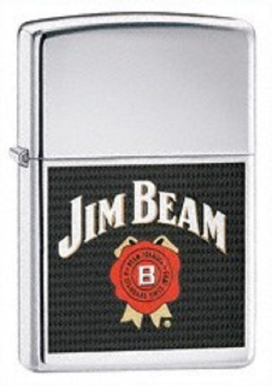 

Бензиновая зажигалка Zippo Jim Beam 24552 High Polish Chrome, Серебристый, Jim Beam 24552