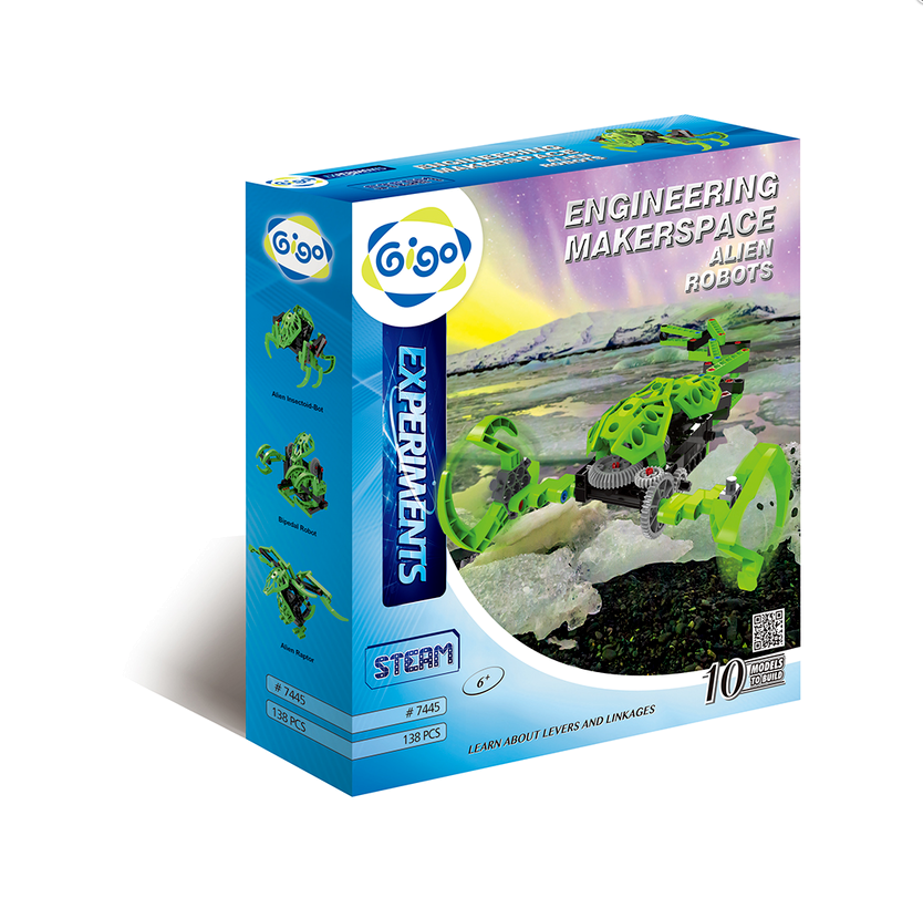 Конструктор GIGO 7445 Занимательная инженерия.Роботы./Engineering makerspace furious