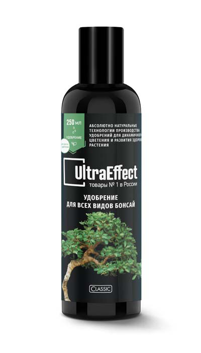 фото Органоминеральное удобрение ultraeffect для всех видов бонсай ueu007250 250 мл