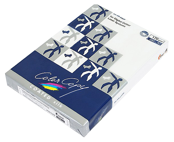 

Бумага Color Copy Silk, мелованная, матовая, А4, 170 г/м2, 250 л, для полноцветной лазе