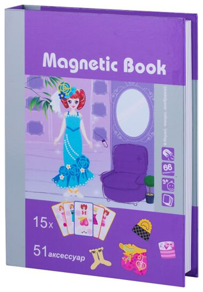 

Magnetic Book TAV026 Развивающая игра Кокетка, 65 деталей