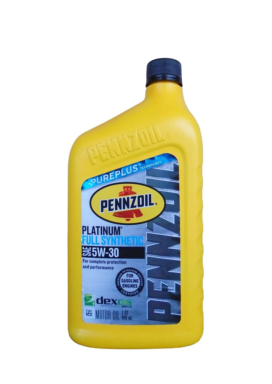 фото Моторное масло pennzoil platinum full synthetic motor oil sae 5w-30 0,946л