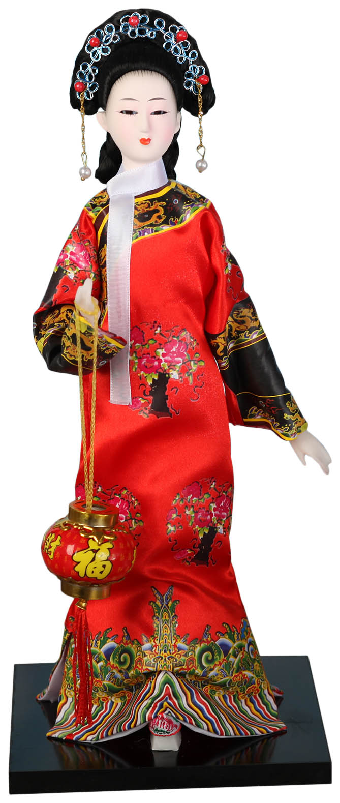 фото Кукла коллекционная "китаянка в национальном платье с фонариком" 28х12,5х12,5 см sima-land