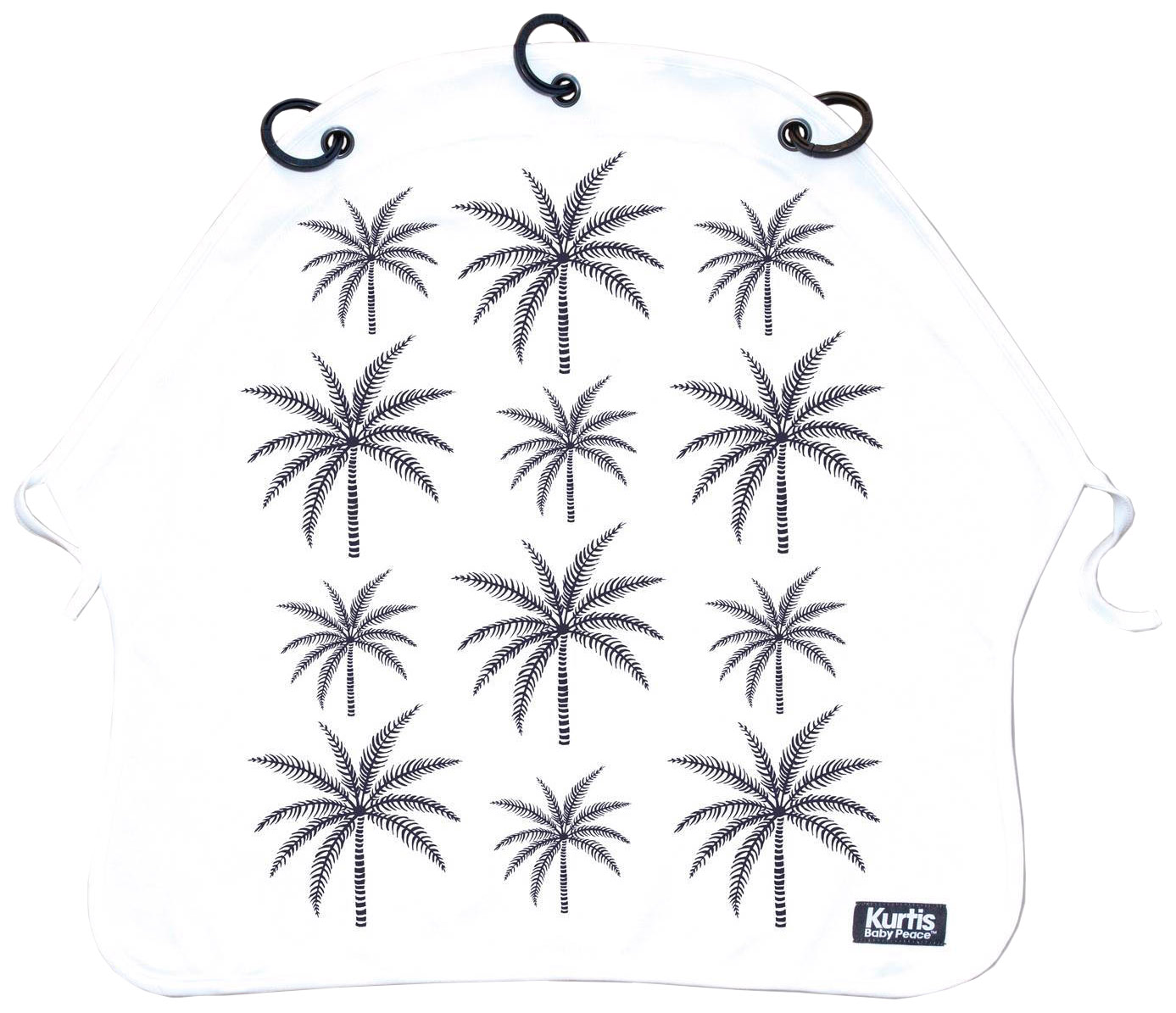 

Накидка защитная на коляску и автокресло Pram Curtain Palm Trees Blue