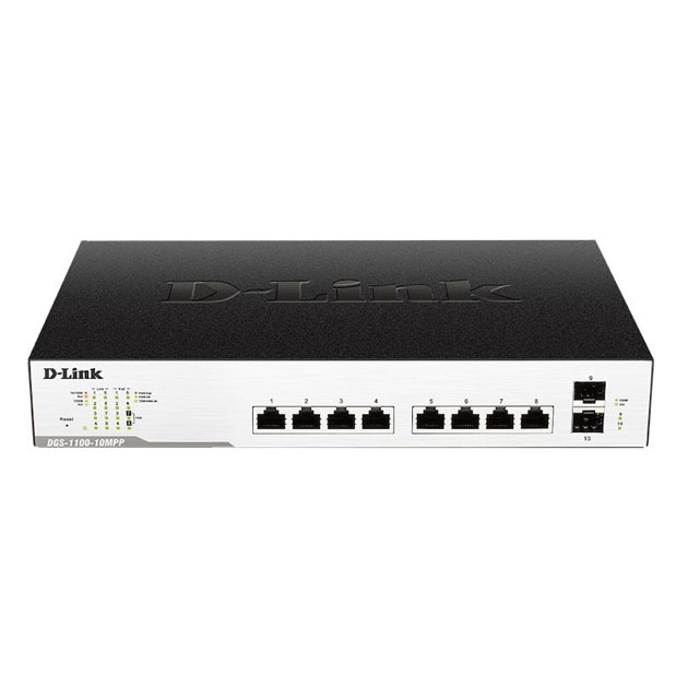 

Коммутатор D-Link DGS-1100-10MPP Black, DGS-1100