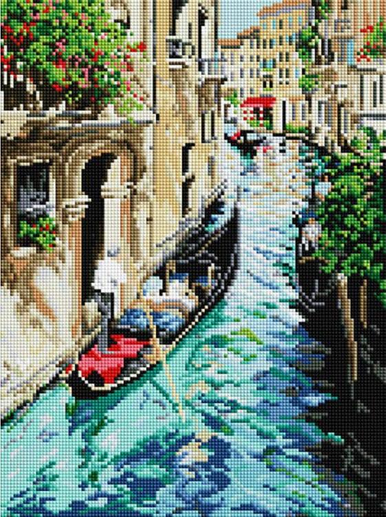 

Алмазная вышивка Белоснежка Прогулка по Венеции, 30x40 см, Прогулка по Венеции
