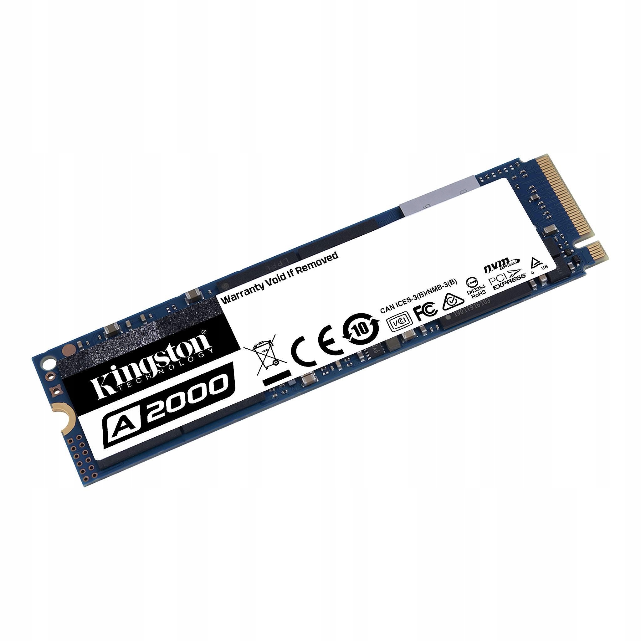 

SSD диск Kingston A2000 250ГБ (SA2000M8R/250G), A2000