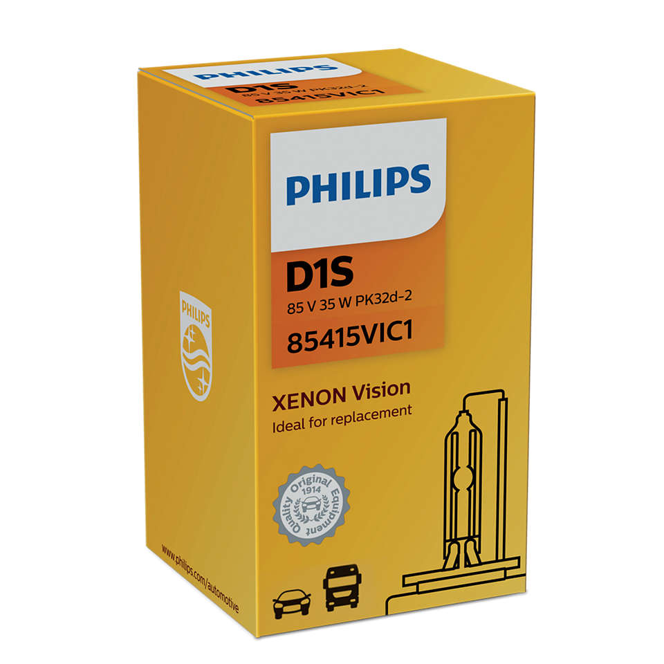 фото Лампа газоразрядная d1s xenon vision 4600k philips арт. 85415vic1