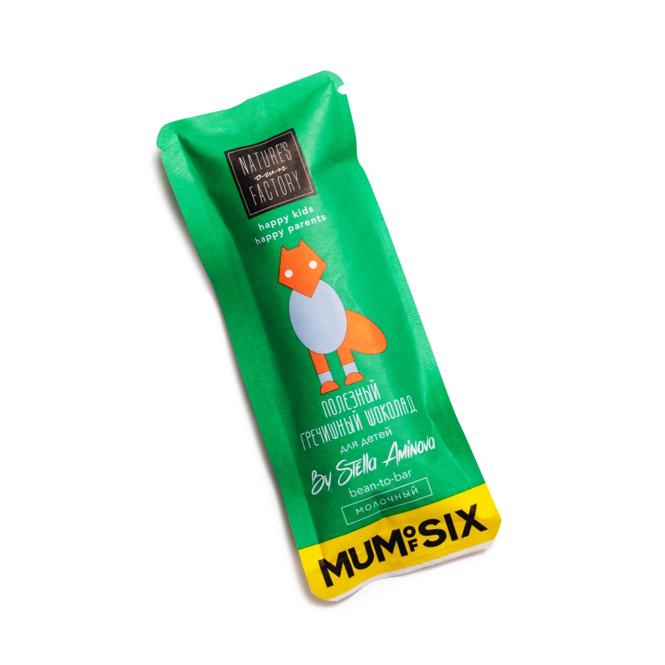 

Гречишный шоколад Nature’sownfactory & МUMofSIX молочный 20 г