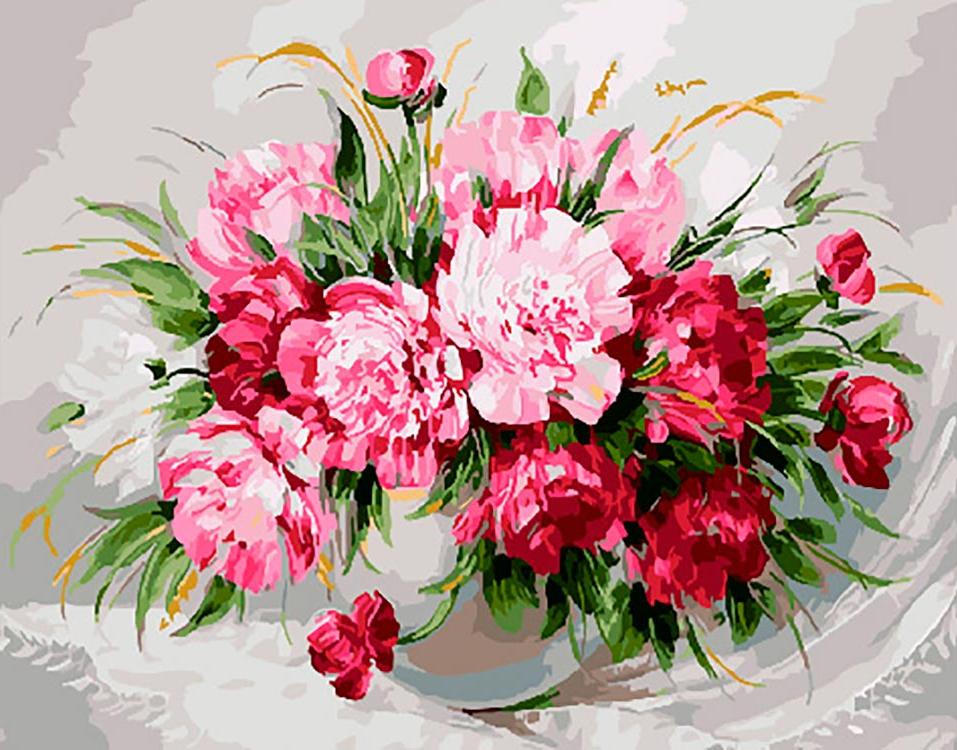 

Живопись по номерам Paintboy Пионовые сны 40x50, Пионовые сны