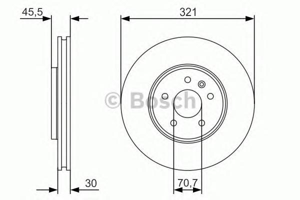 фото Тормозной диск bosch 0986479667