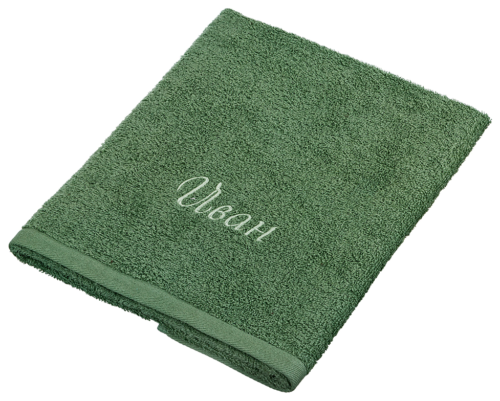 фото Банное полотенце, полотенце универсальное santalino зеленый