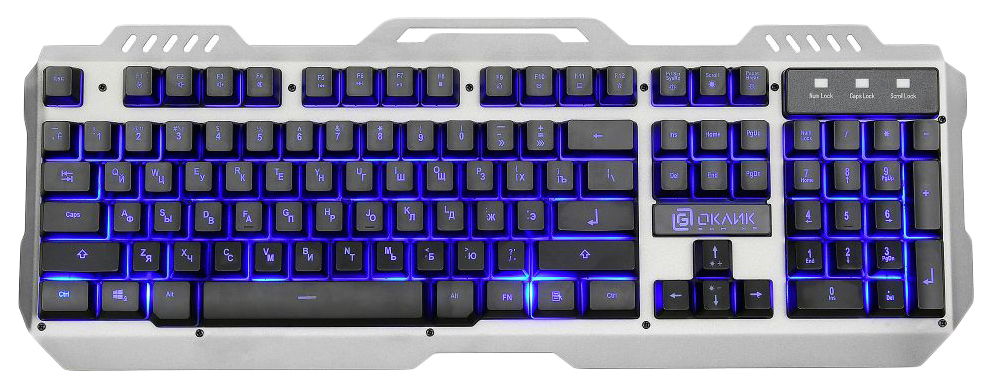 Игровая клавиатура OKLICK 790G Grey