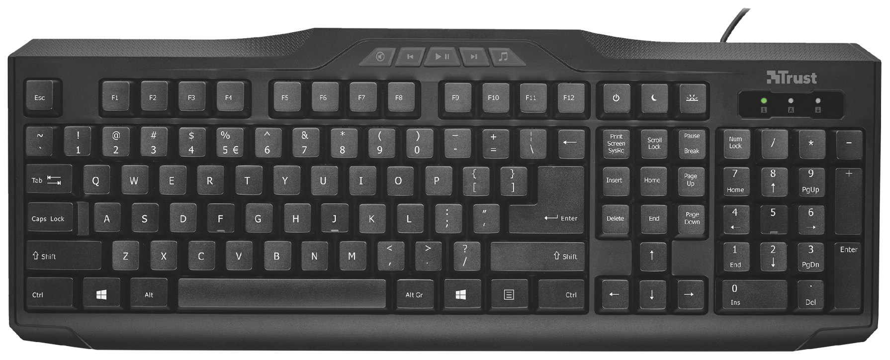 

Клавиатура Trust Classicline Black (21200), Classicline