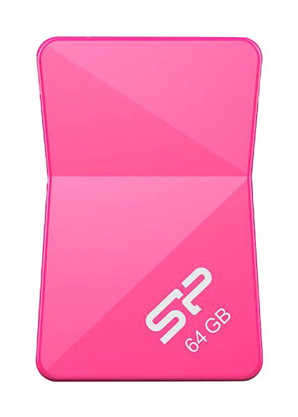 фото Флешка silicon power touch t08 64гб pink (sp064gbuf2t08v1h)