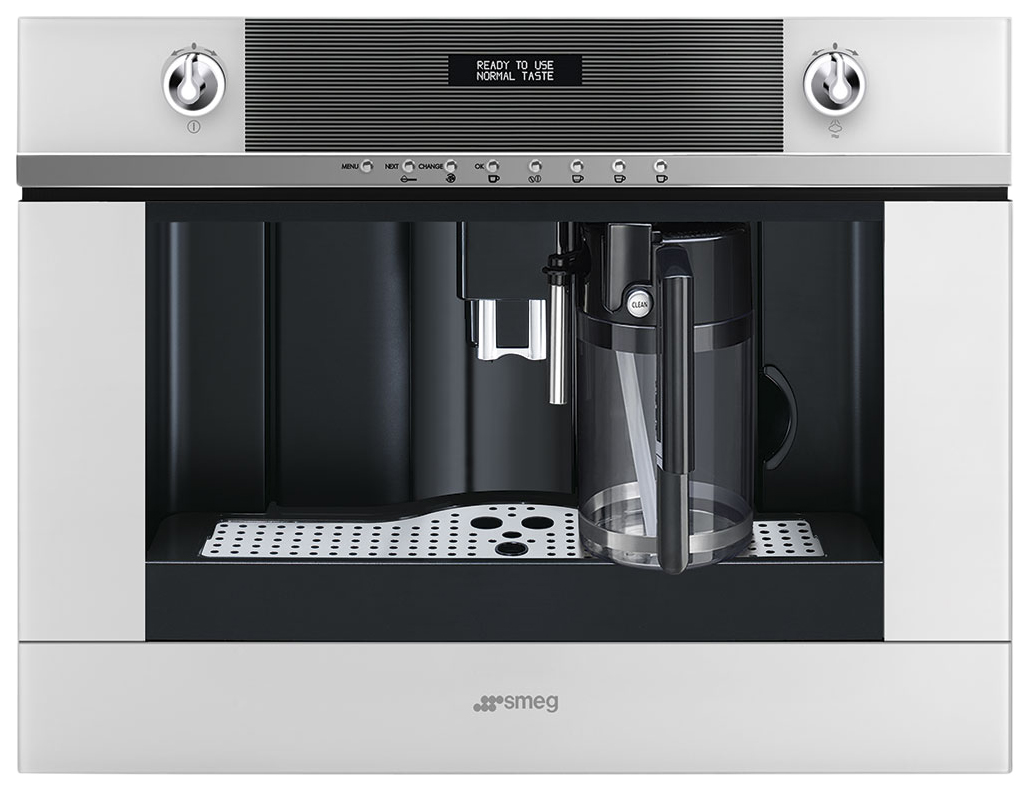 фото Встраиваемая кофемашина smeg linea cms4101b white