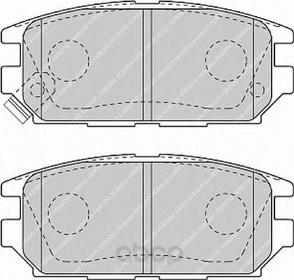 фото Колодки тормозные ferodo fdb1507