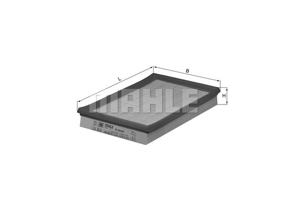 фото Фильтр воздушный knecht lx 414 mahle/knecht