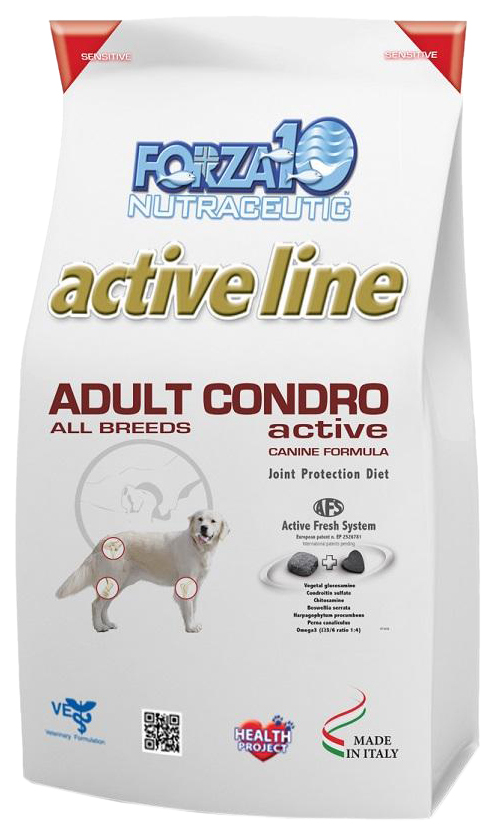 фото Сухой корм для собак forza10 active line adult condro, рыба, 10кг