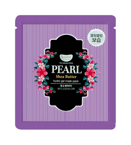 фото Маска для лица koelf pearl & shea butter hydro gel mask pack 30 г