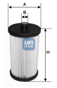 фото Фильтр топливный ufi 26.057.00