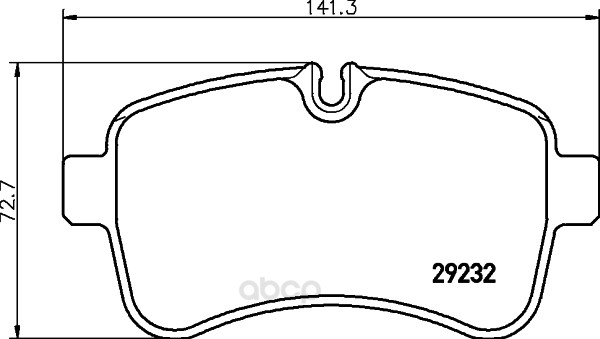 

Тормозные колодки HELLA PAGID/BEHR дисковые 8DB355005551