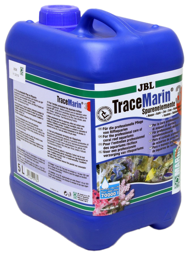 

Биологическая добавка для морского аквариума JBL TraceMarin 3 5л, TraceMarin Spurinelemente 3