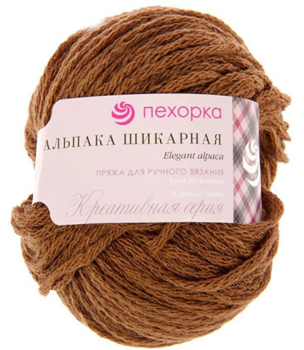 

Пряжа ПЕХ Альпака шикарная (25%Альпака, 75%Акрил высокообъёмный) 10х50гр/90, Альпака шикарная