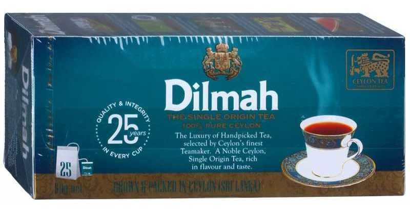 Чай Dilmah цейлонский черный 25 пакетиков