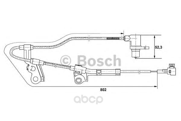 

Датчик автомобильный BOSCH 0265006676