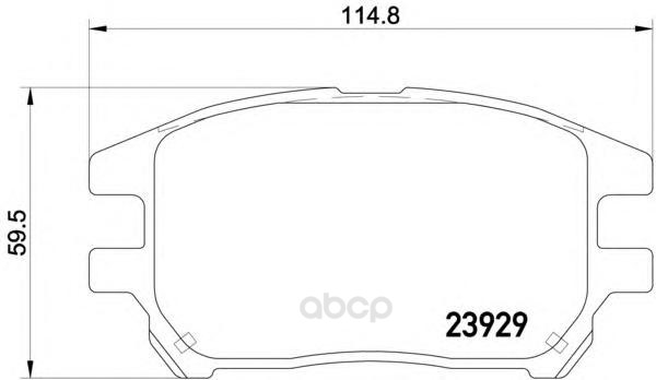 

Колодки тормозные дисковые, комплект Hella 8DB355010-441