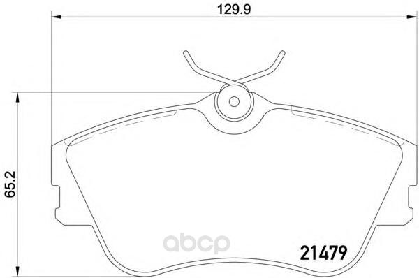 

Колодки тормозные дисковые, комплект Hella 8DB355018-071