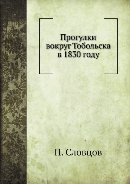 фото Книга прогулки вокруг тобольска в 1830 году нобель пресс