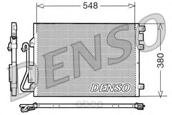 

Радиатор охлаждения двигателя DENSO DCN23008