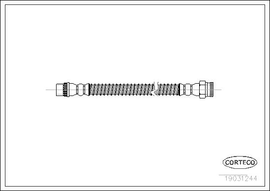 

Шланг тормозной системы CORTECO 19031244