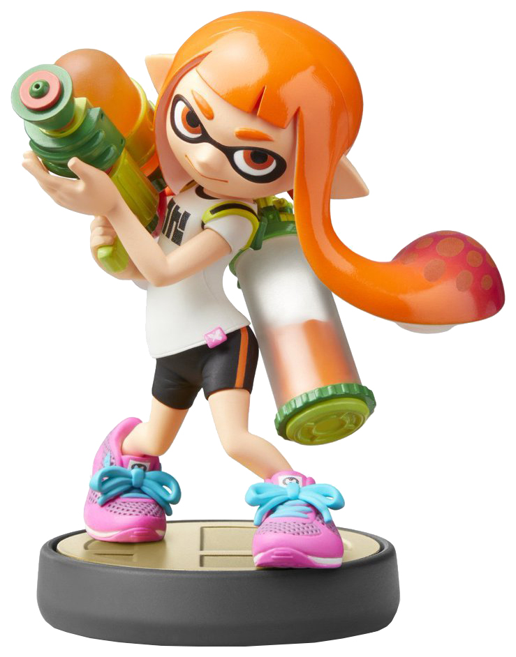 фото Интерактивная фигурка nintendo amiibo super smash bros inkling girl