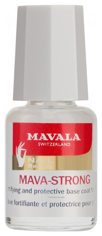 фото База mavala switzerland mava-strong fortifying and protective base coat for nails 5 мл