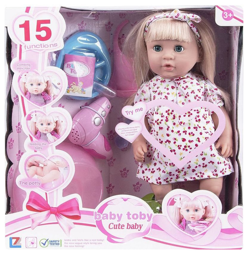 

Кукла Wei Tai Toys с аксессуарами 39 см на батарейках