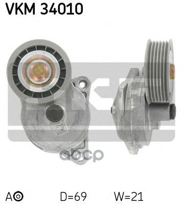 

Ролик натяжной SKF VKM34010