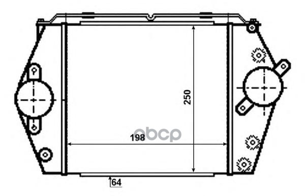 

Радиатор Интеркулера NRF 30471