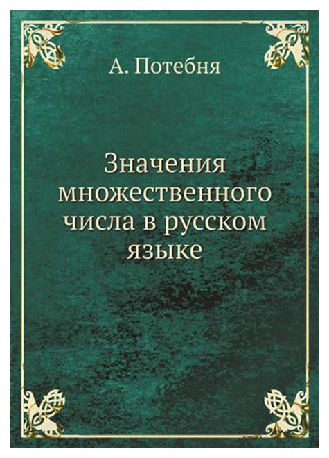 фото Книга значения множественного числа в русском языке ее медиа