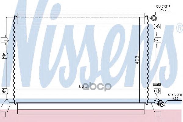 Радиатор охлаждения Nissens 65294
