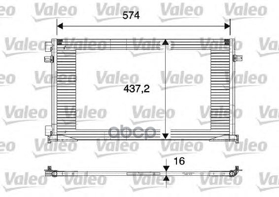 фото Радиатор кондиционера valeo 817577