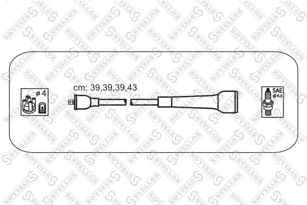 

Комплект проводов зажигания STELLOX 10-38401-SX