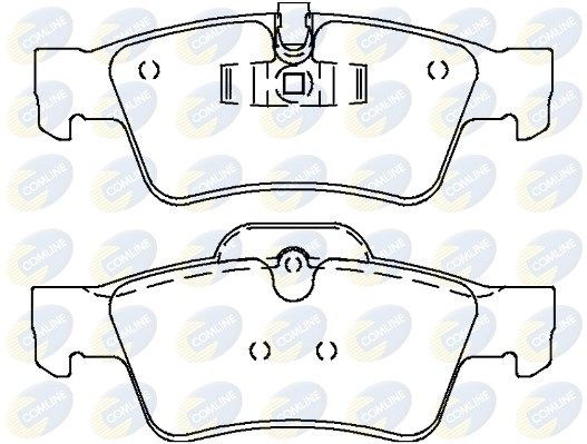 фото Комплект тормозных колодок, дисковый тормоз comline cbp06059