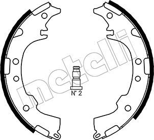 

Комплект тормозных колодок METELLI 53-0434