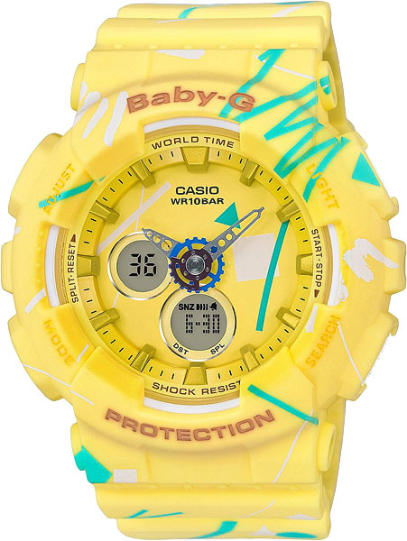 фото Наручные часы кварцевые женские casio baby-g ba-120sc-9a