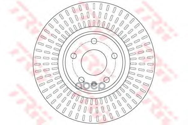 фото Тормозной диск trw/lucas df6148
