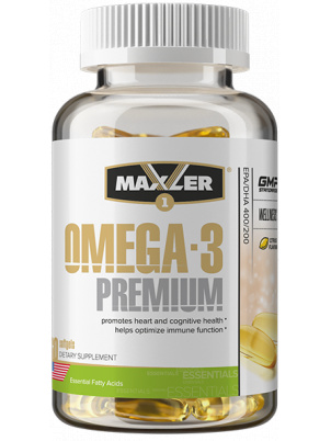 Maxler Omega-3 Premium 60 капс, Цитрус