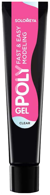 Гель-лак для ногтей Solomeya PG02 Clear 15 мл cosmoprofi cosmoprofi однофазный гель pink clear для моделирования и дизайна ногтей